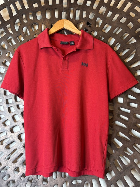 Helly Hansen Other - ❤️ Helly Hansen Deep Red Men’s Polo Shirt Small HH Logo Performance ❤️
